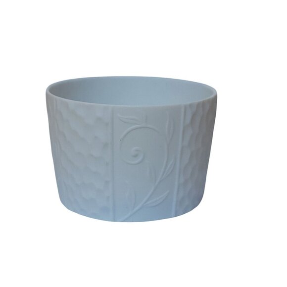 French Limoge small White Candle Holder Medard de Noblat - Picture 9 of 12